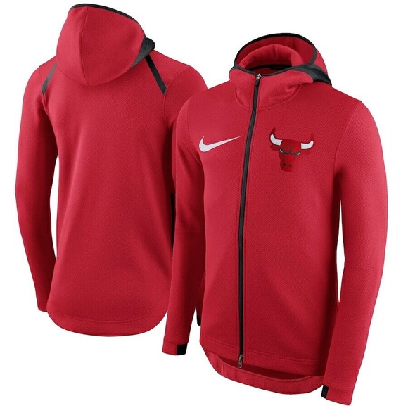 Nike Mens Red Chicago Bulls 75th Anniversary Showtime On Court top & bottoms - Picture 2 of 8